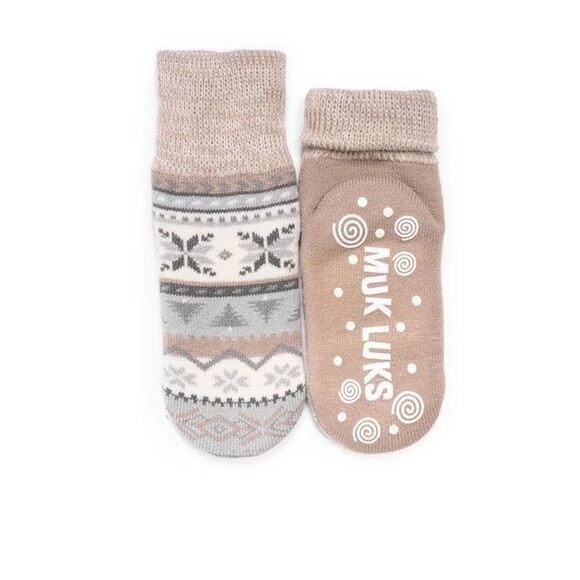 Muk Luks Women's Thermal Slipper Sock (3.0 Tog Rating) - One Size - Picture 1 of 2